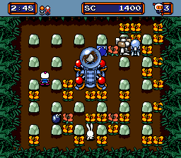Скриншот игры Mega Bomberman